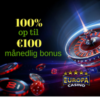Europa Casino Månedlig Indbetalings Bonus